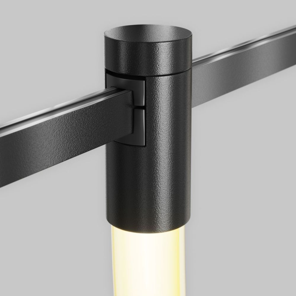 Трековый магнитный светильник 200 см, 27W, 3000K, Maytoni Technical Tau Flarity TR154-1-27W3K-B, черный