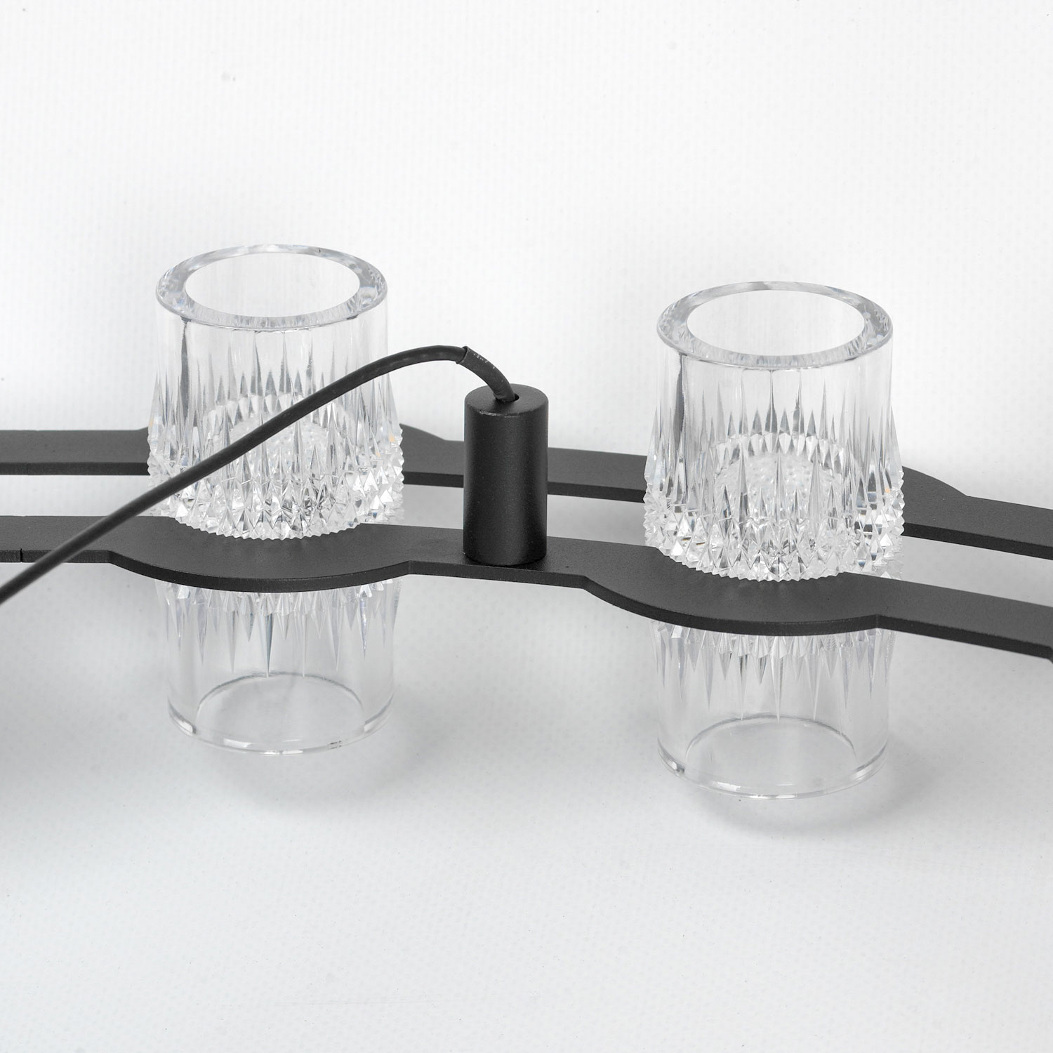 Люстра подвесная 85*50/120 см, 1*led*92W 3000K Lussole Alpine LSP-7255 черный