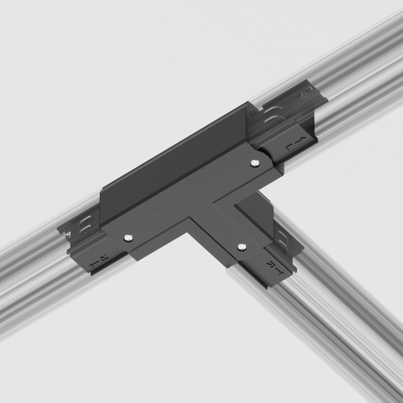 Коннектор для шинопровода Maytoni 3 phase track system TRA005CT-31B-R, черный