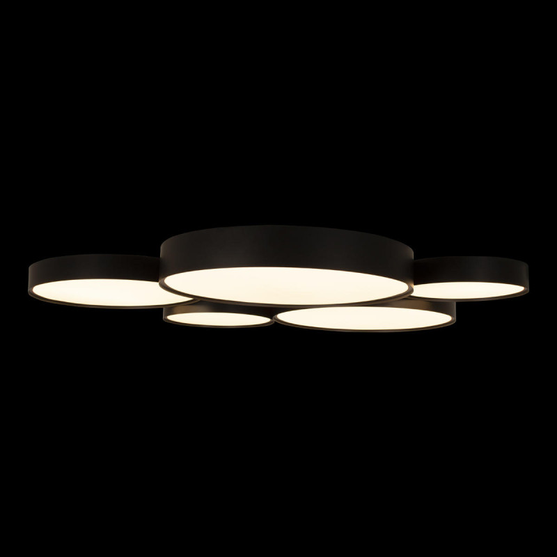 Светильник 90*10,6*0,7 см, 5*LED*W, 4000K, Loft It Drum 10218 Black, Черный