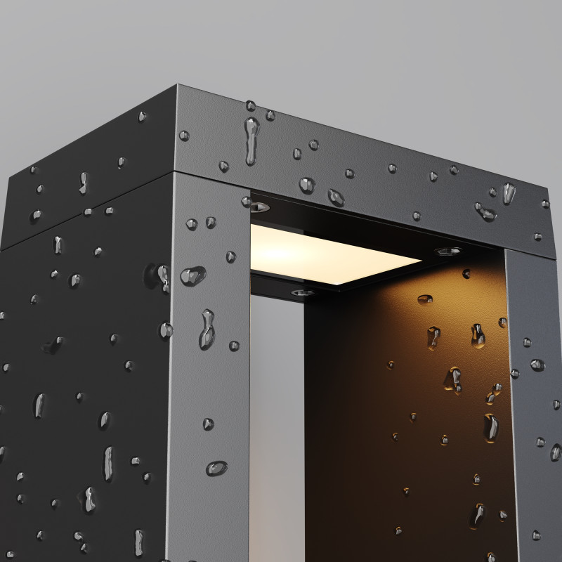 Садово-парковый светильник 8,2*12*60 см, LED, 10W, 3000К, Maytoni Goll O462FL-L10GF3K серый