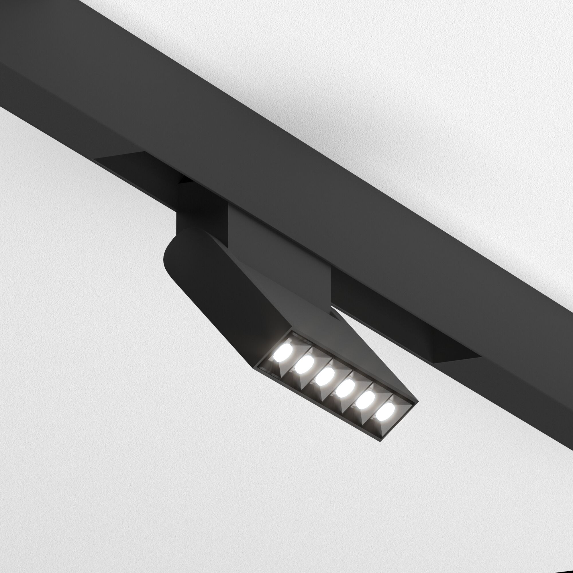 Трековый светодиодный светильник Slim Magnetic HL01 6W 4200K черный 85009/01 Elektrostandard