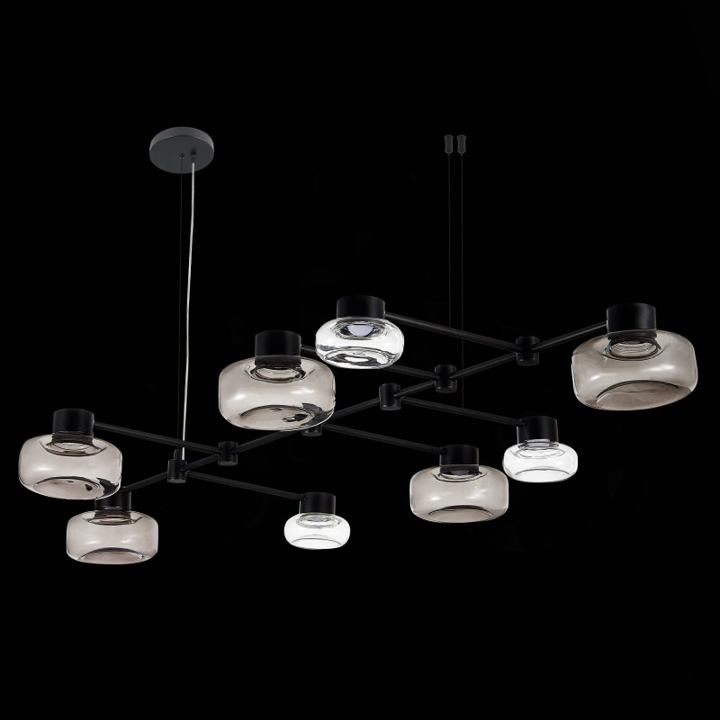 Светильник подвесной 138*70 см, 24W 3000K ST LUCE VALLO SL6005.403.08 Черный