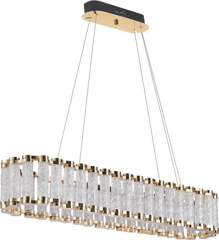 Люстра подвесная 115 см, 160W, 3000K, Stilfort 4049/03/12PL, золото