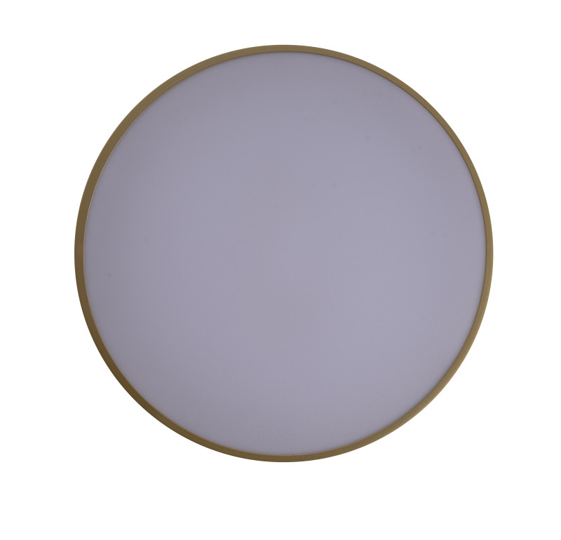 Накладной светильник 40*4 см, LED, 48W, 4000K Zortes Gabby ZRS.90610.40, латунный