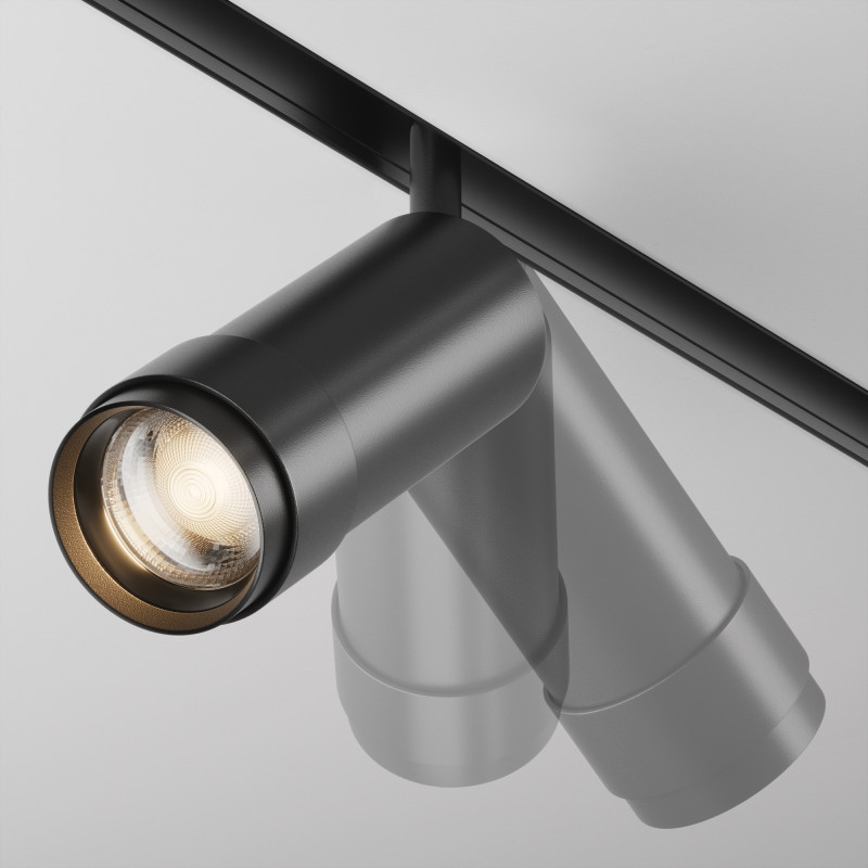 Светильник на шине 5,5*5,5*19,5 см, LED, 12W, 3000К, Maytoni Technical Focus Zoom TR211-1-12W3K-Z-B черный