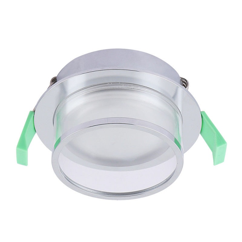 Светильник встраиваемый 9*12,5 см, 1*GU10*50W серебро Crystal Lux CLT 061C1 CH