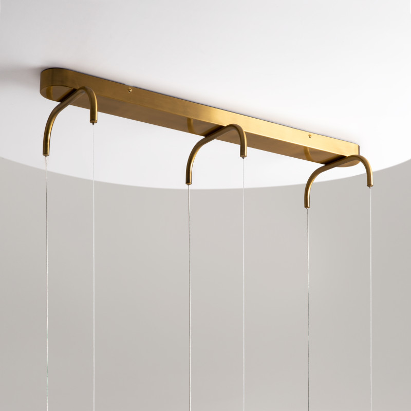 Подвесной светильник 23*81*320,5 см, LED 20W 3000K Maytoni Modern Cabaret MOD170PL-L24BS3K латунь
