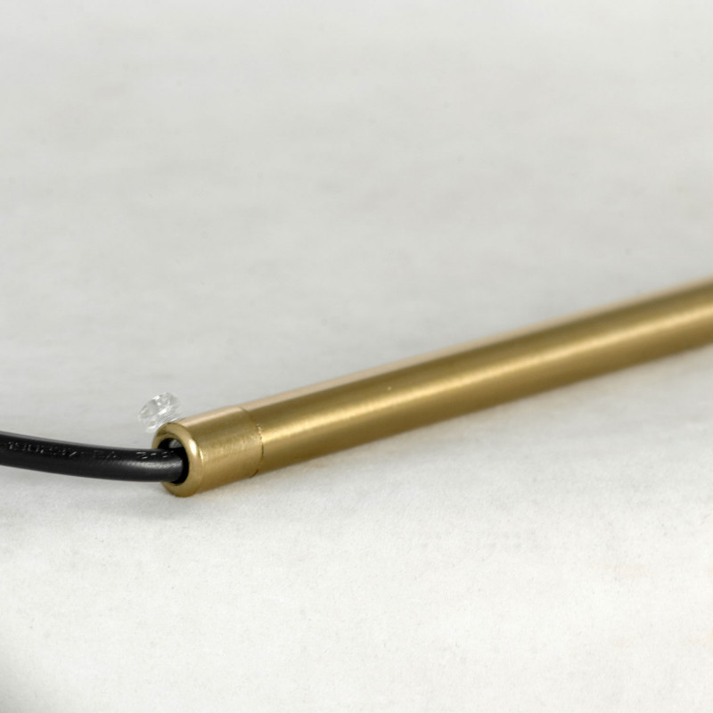 Подвесной светильник Lussole LSP-8585, 20*60 см, матовое золото
