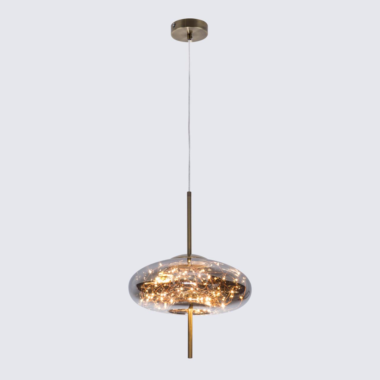 Подвесной светильник 30*30*160 см, LED 8W, 4000K, Бронза MODELUX ML.375.150