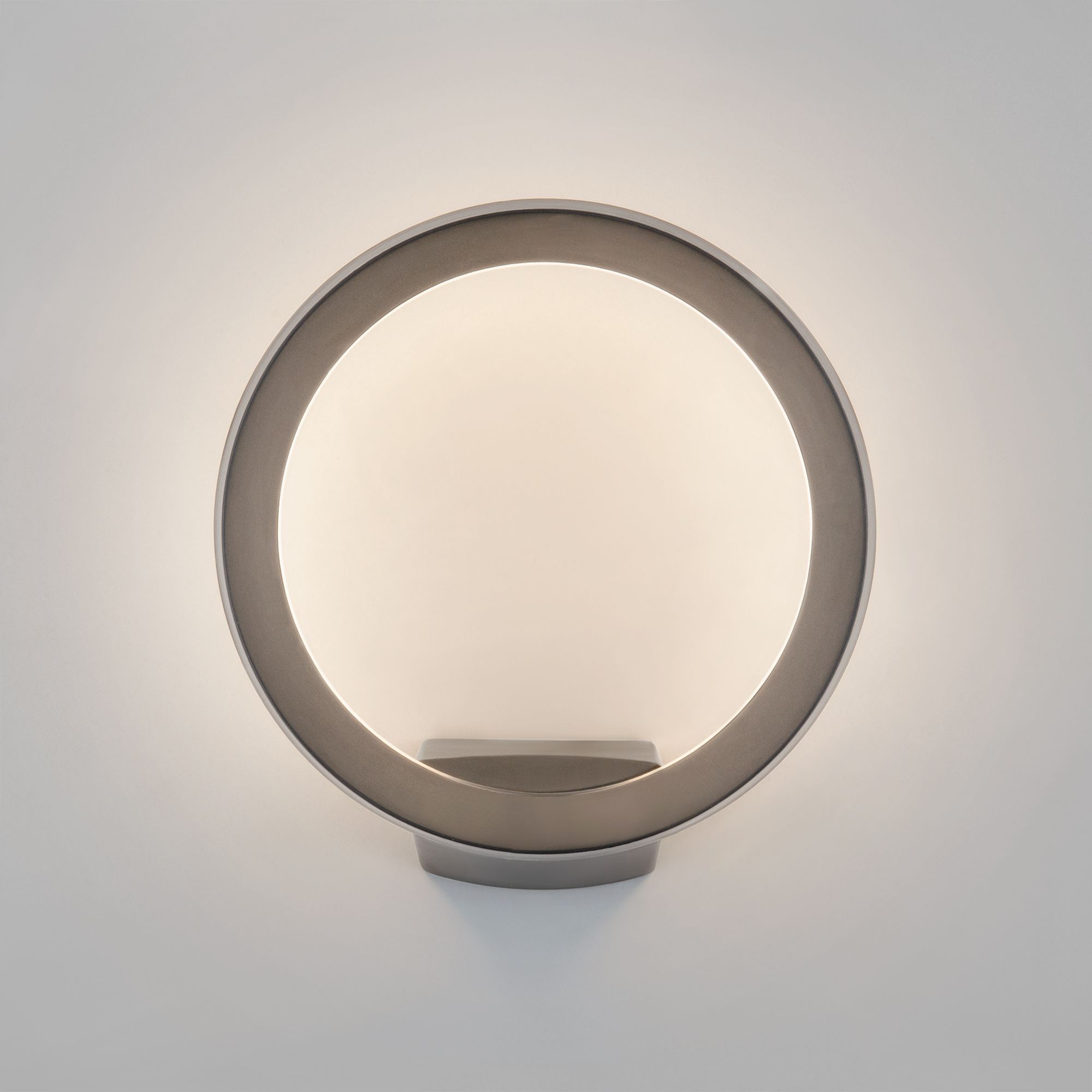 Уличный настенный светодиодный светильник Ring IP54 1710 TECHNO LED серый Elektrostandard