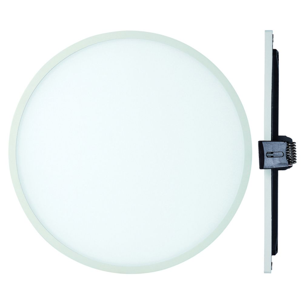 Светильник встраиваемый 22,5*2,5 см, вр 21 см, *LED*24W, 4000K, Mantra Saona MANC0183, матовый белый
