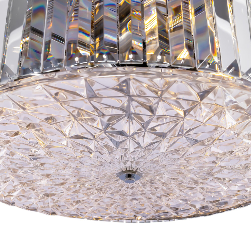 Подвесная люстра Maytoni Recinto MOD080CL-08CH, диаметр 53 см, хром