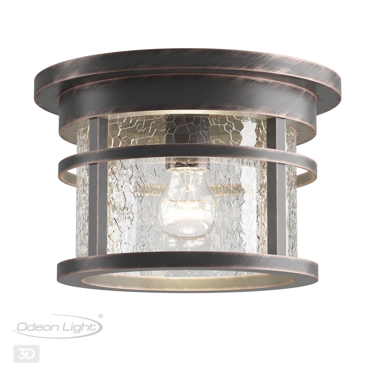 Уличный светильник Odeon Light Virta 4044/1C черный/патина