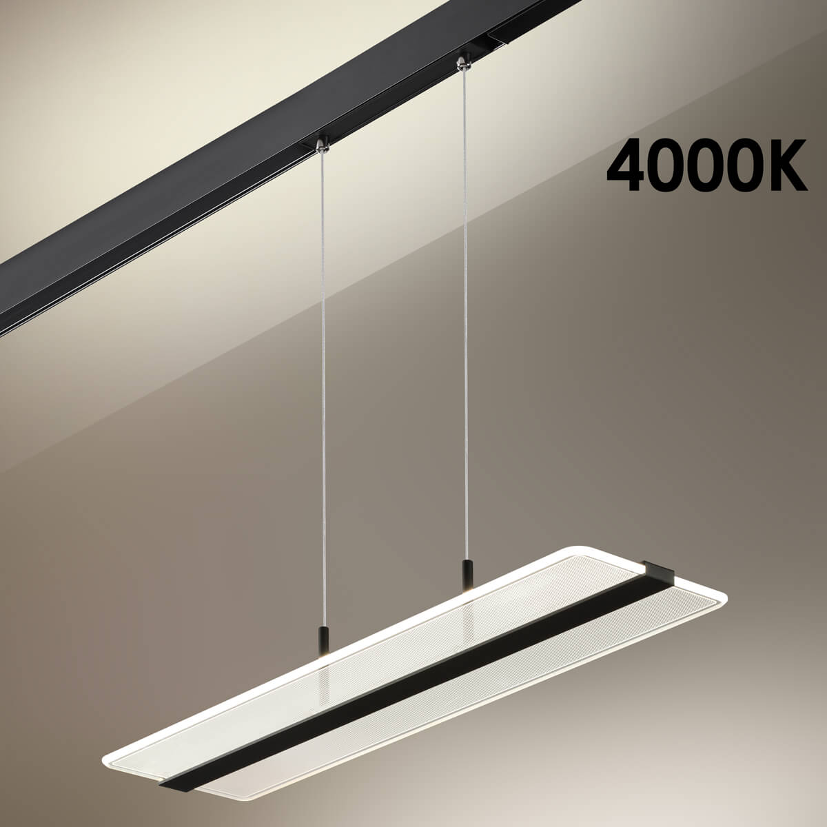 Светильник 60 см, 30W, 3000-6000K, Novotech Shino Flum 358994, черный