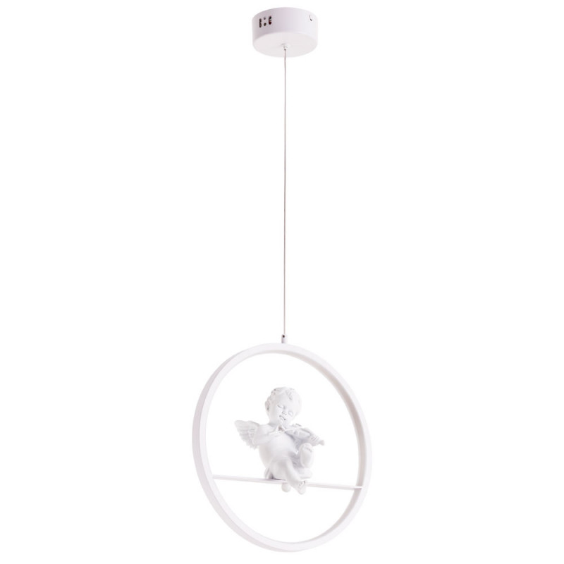 Подвесной светодиодный светильник Arte Lamp Paradise A6065SP-1WH белый, диаметр 30 см