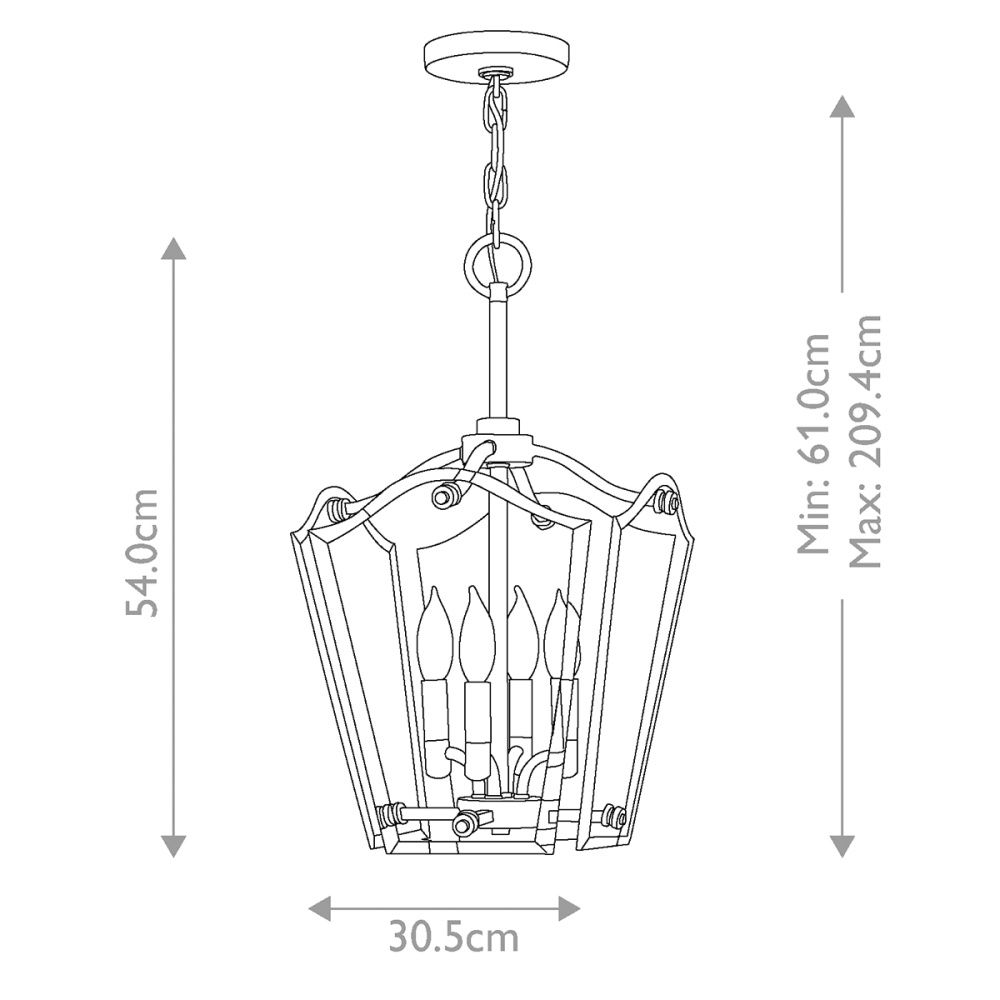 Подвесной светильник Hinkely Lighting, Арт. HK-WINGATE-P-S