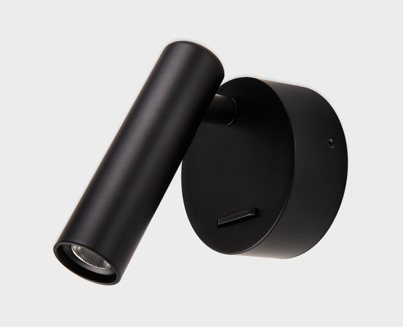 Бра 8 см, 3W, 3000K, ITALLINE IT08-8023 black 3000K, черный