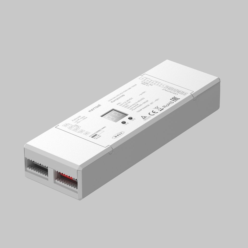 Контроллер DALI DT8 четырёхканальный 12-24В Цветной (RGB)+W 180Вт Maytoni 721016