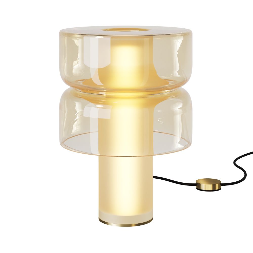 Настольная лампа *22*-31 см, *LED*9W, 3000K, Maytoni Vetro MOD485TL-L9AM3K, Латунь