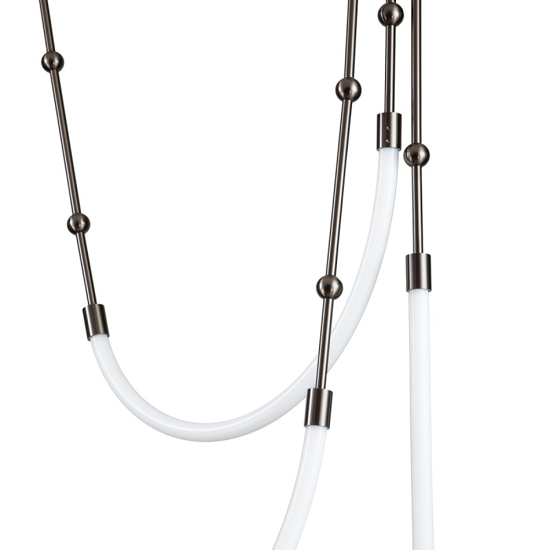 Подвесной светильник 1604*30 мм, 3*LED 25W 3000-6500K хром Indigo Corda V000061L, 14010/3P Chrome