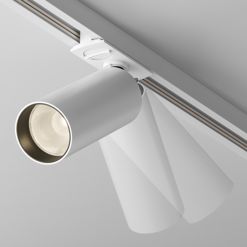 Светильник 16 см, 12W, 3000K, Maytoni Unity Focus LED TR021-1-12W3K-W-D-W, белый, 24°, Dim Triac