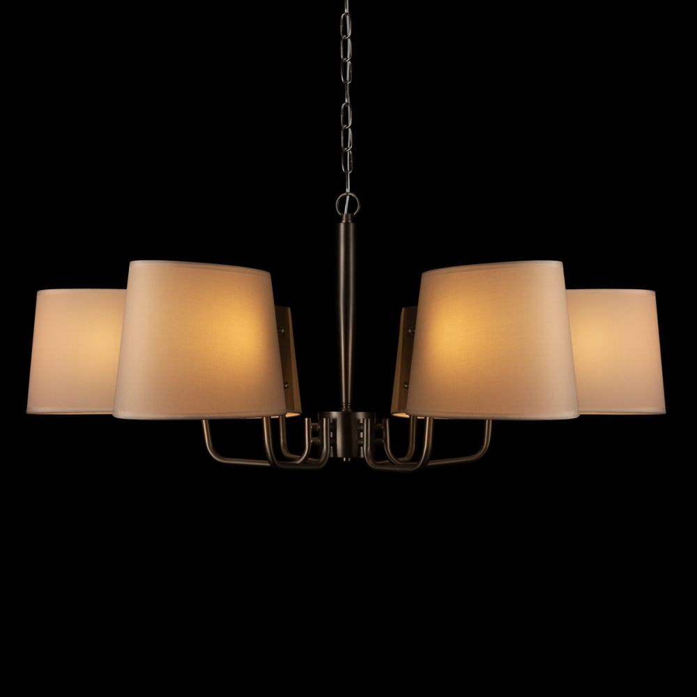 Подвесная люстра 90 см, Loft IT Hilton 10527/6 Nickel, никель