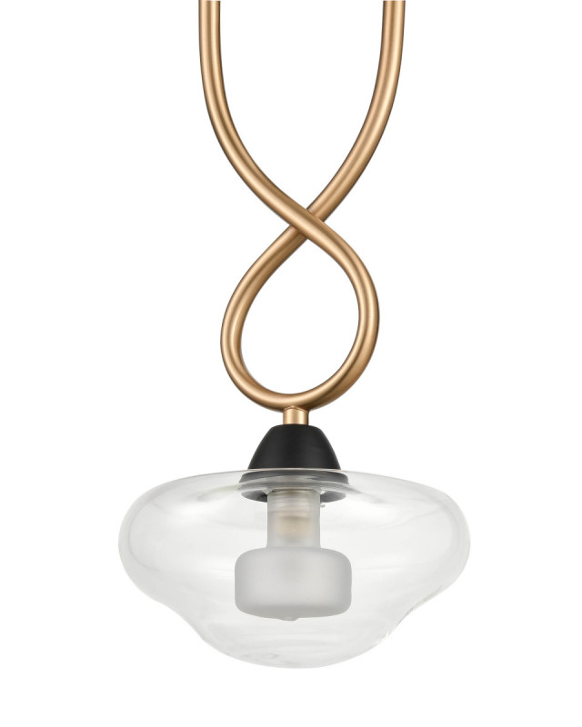 Подвесной светильник  17*158 см, 1*G9 черный, золото Vele Luce Janice VL5444P01