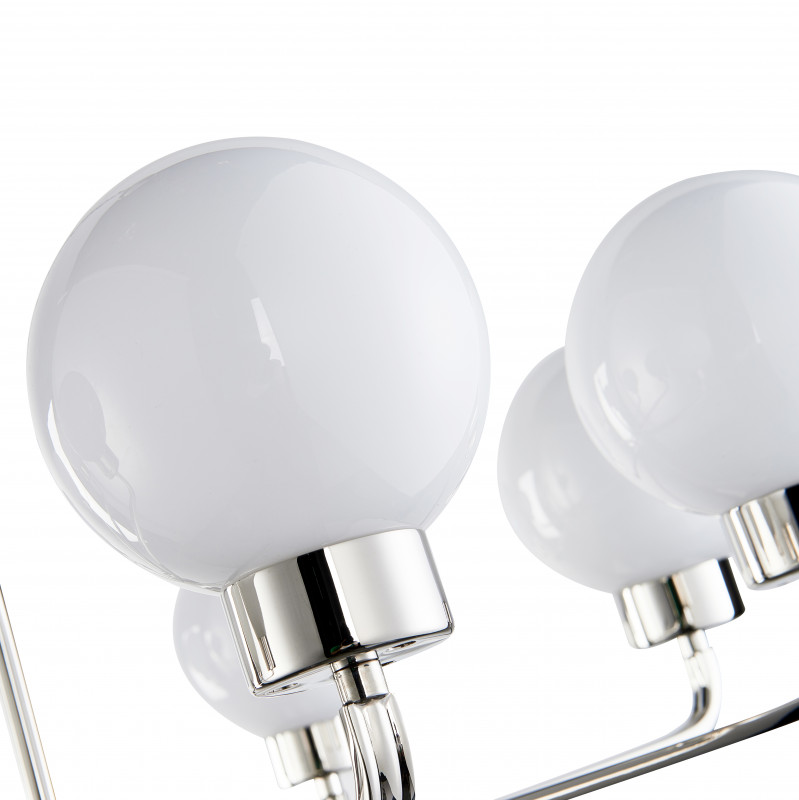 Подвесная люстра Favourite Priscis 2598-8P, D800*H250/1300, полированный никель