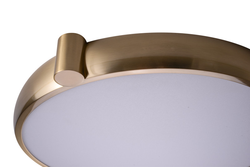 Накладной светильник 48*6 см, LED, 72W, 4000K Zortes Gimpel ZRS.1209.17, латунный