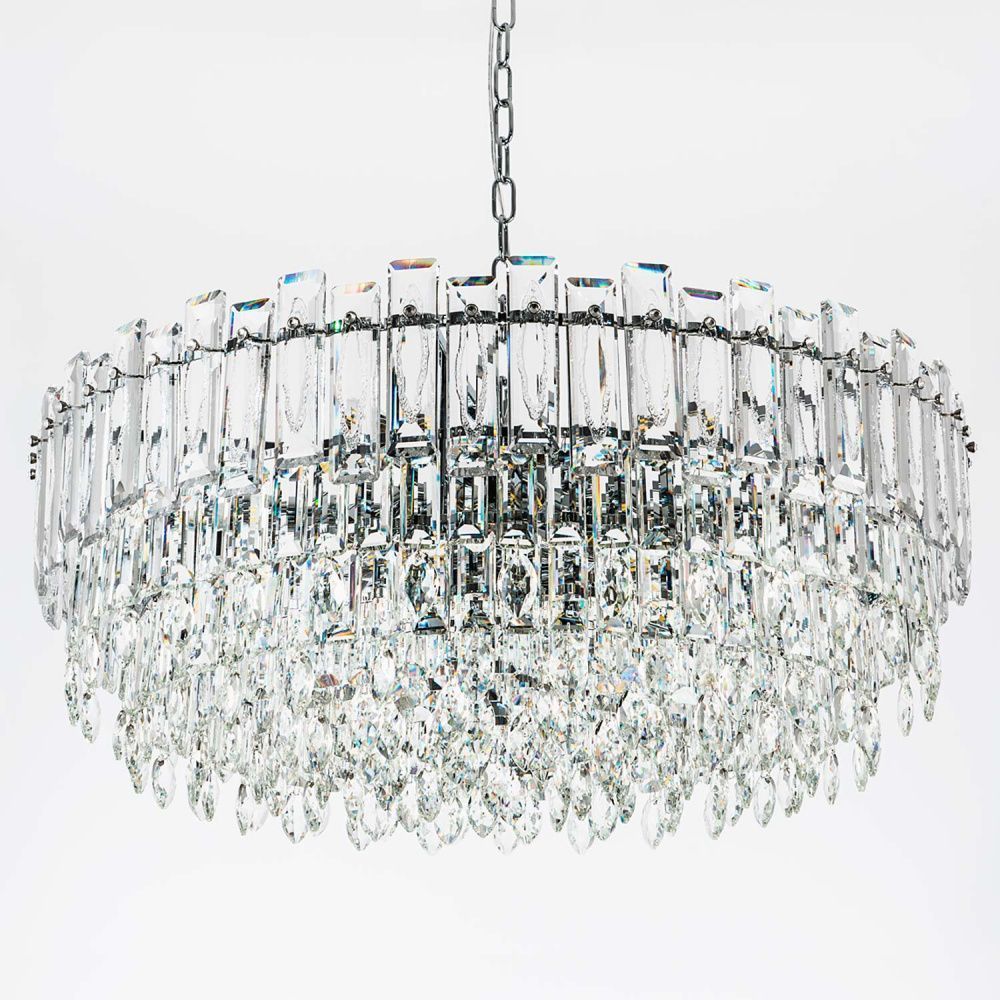 Подвесная люстра 80x80x50см, Е14, 18x40Вт, , Modelux ML.7082.18 CR Хром