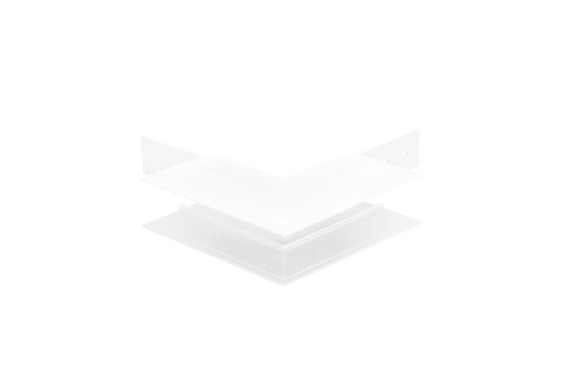 Внешний соединитель угловой для накладного магнитного шинопровода Crystal Lux SPACE CLT 0.213 03 WH Белый