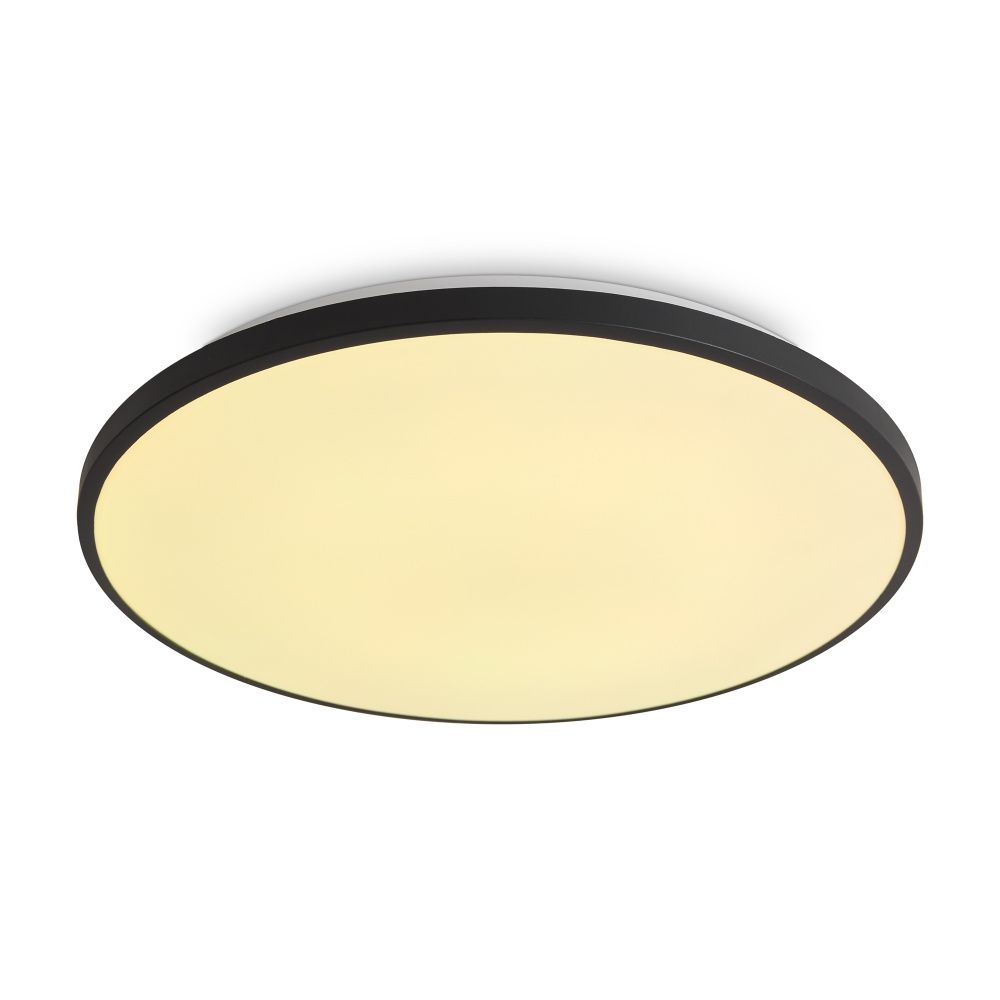 Светильник 30*30*5,5-5,5 см, *LED*24W, 3000-6500+RGBK, Freya Обель/Obelle FR6211CL-L24B, Черный
