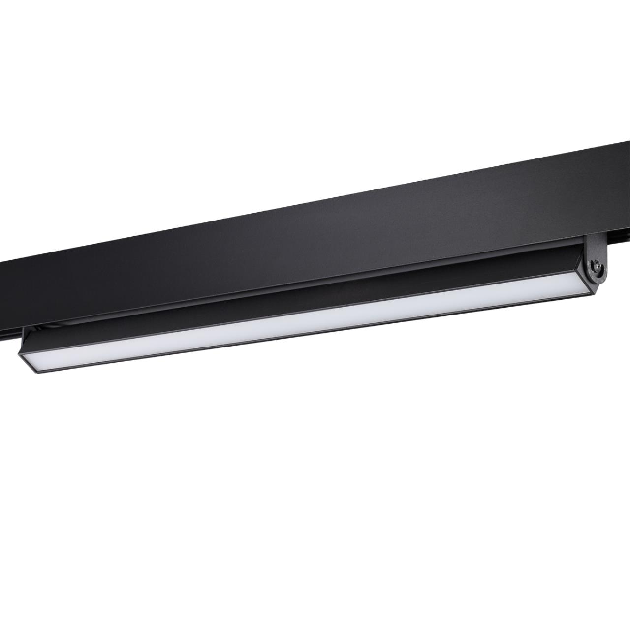Трековый светильник для низковольтного шинопровода LED Novotech Flum 358541, LED, 4000K, черный