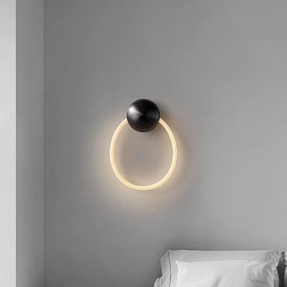 Бра *40-40 см, 1*LED*24W, 3000K, Lightera Tura LE103W-43BA STEEL, Черный