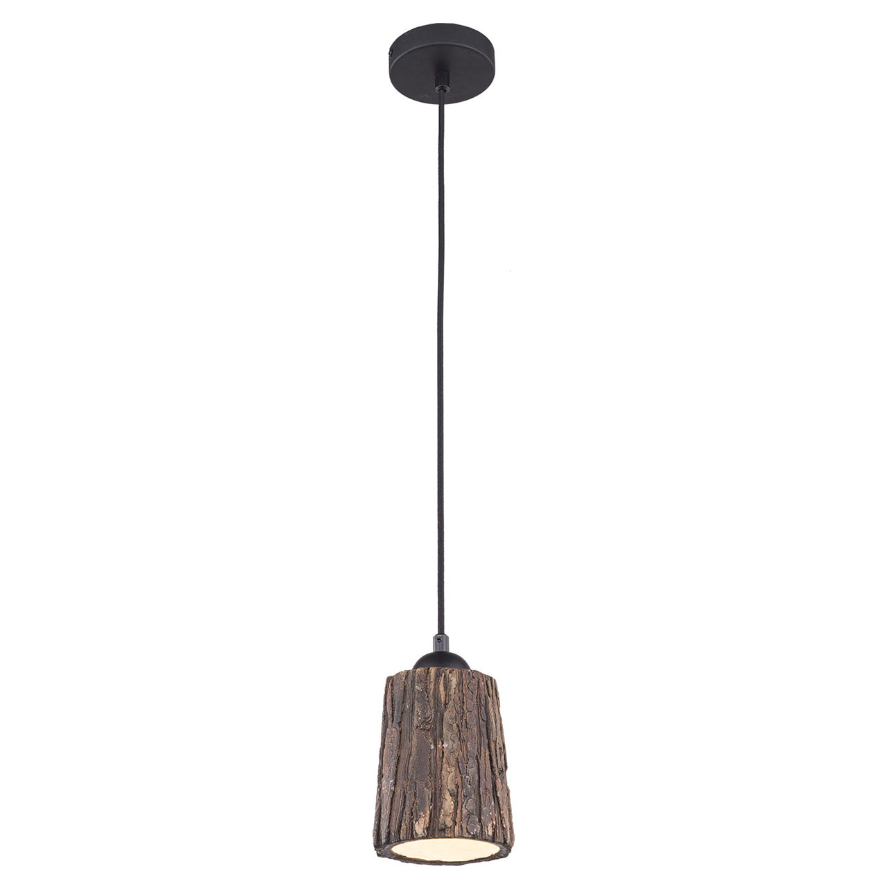 Подвесной светильник Lussole GRLSP-9862, черный-коричневый керамика
