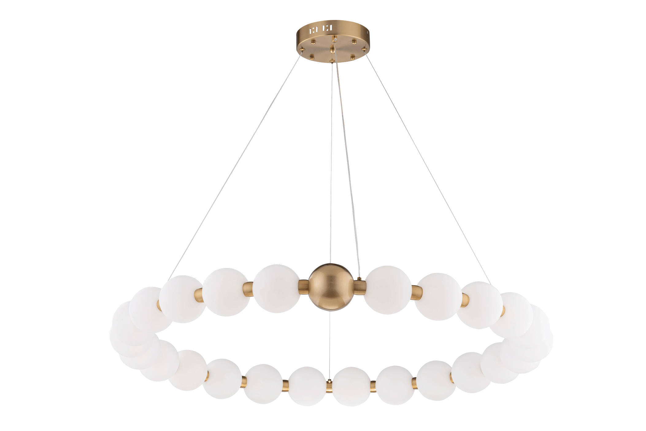 Люстра  1020*100-1500, LED, 86W 4000K NewRgy LED 788P-D1020 BRONZE+WH, BRONZE+WHITE