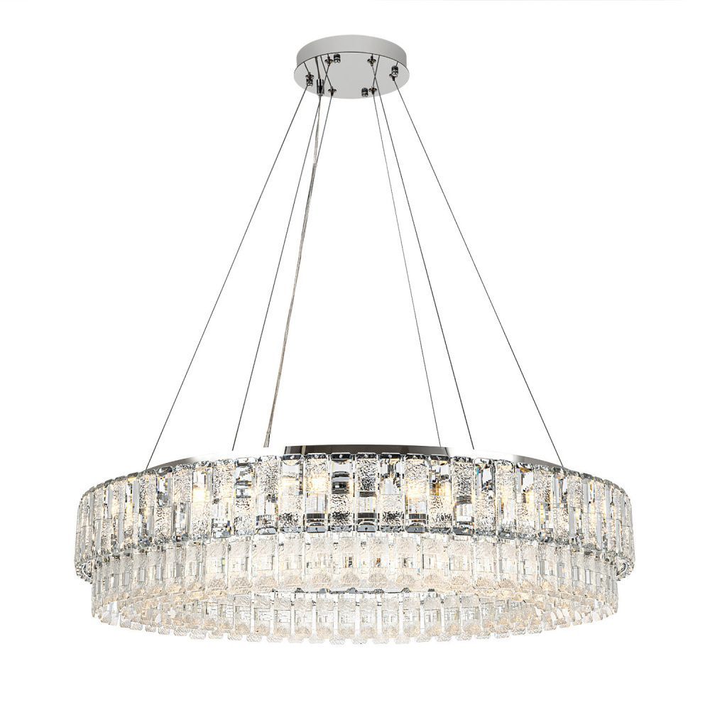 Люстра 80 см, 14*Е14*40W, Modelux  ML.7039.800 CR, Хром