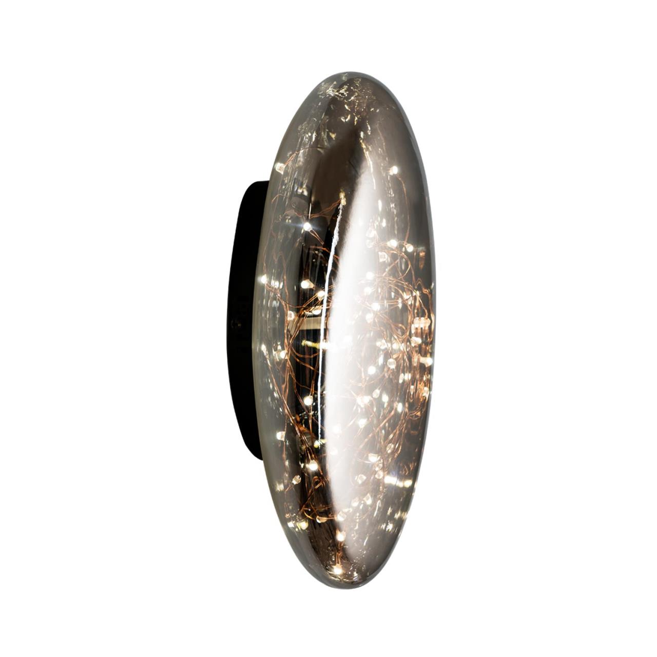 Настенный светильник 12 см, 5W, 3000К MODESTYLE MS.6512.280 BK черный
