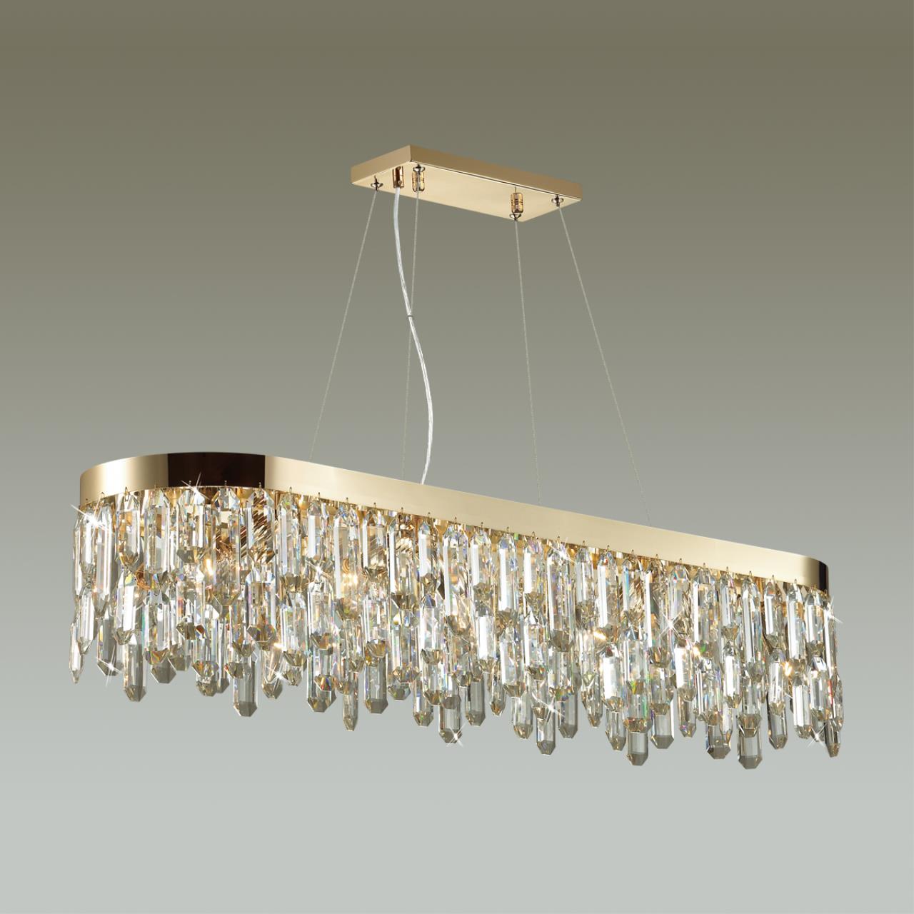 Подвесной светильник 100*28 см Odeon Light Dakisa 4986/12 Золото