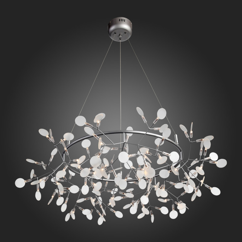 Люстра подвесная 106 см, 41W 3500K ST LUCE RAFINA SL379.103.135 Серебристый