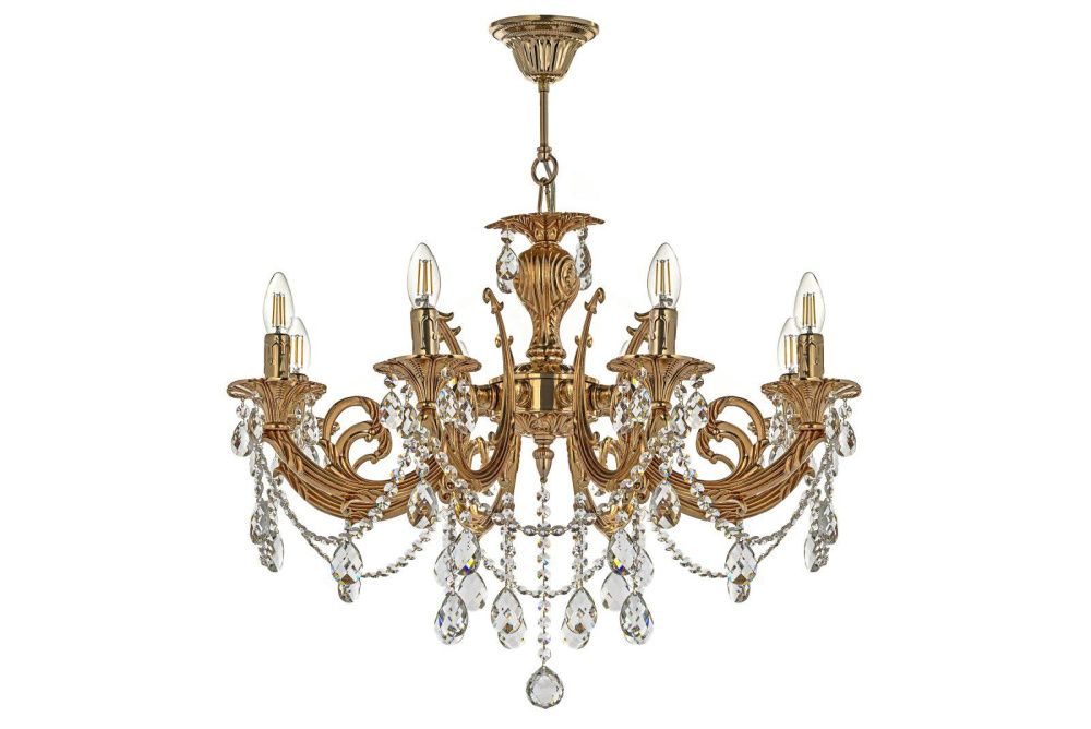 Люстра *75*50 см, 8*E14*40W, Dio D`arte Carisio Carisio E 1.1.8.600 GB, Золото