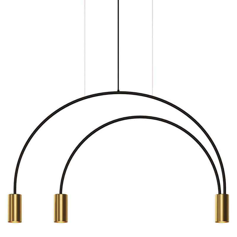 Светильник подвесной Loft It Volta 5043-3, бронза-черный