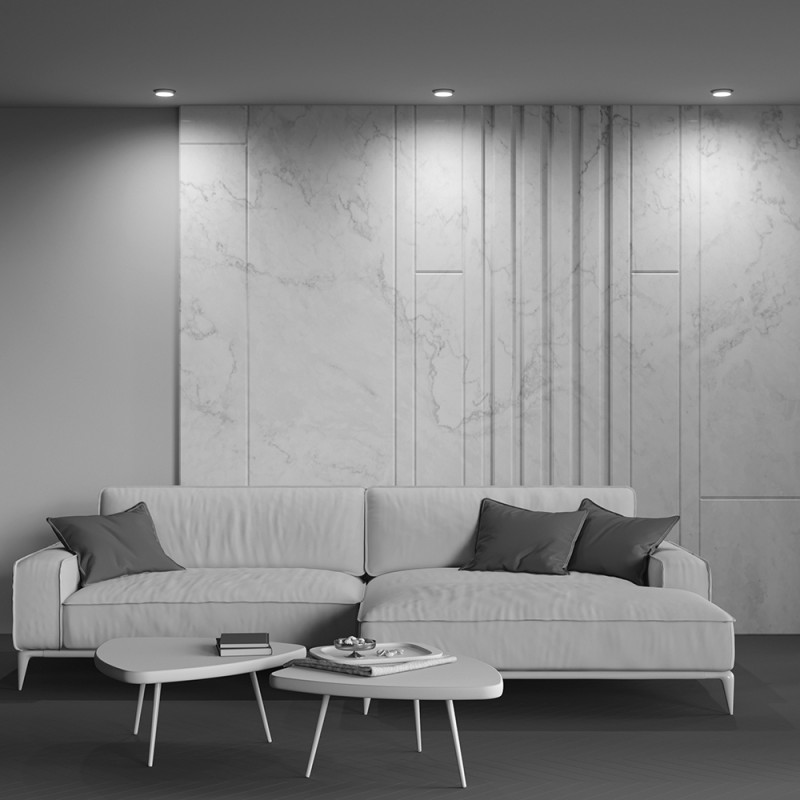 Светильник 11 см Maytoni DL086-GX53-RD-BW черный/белый