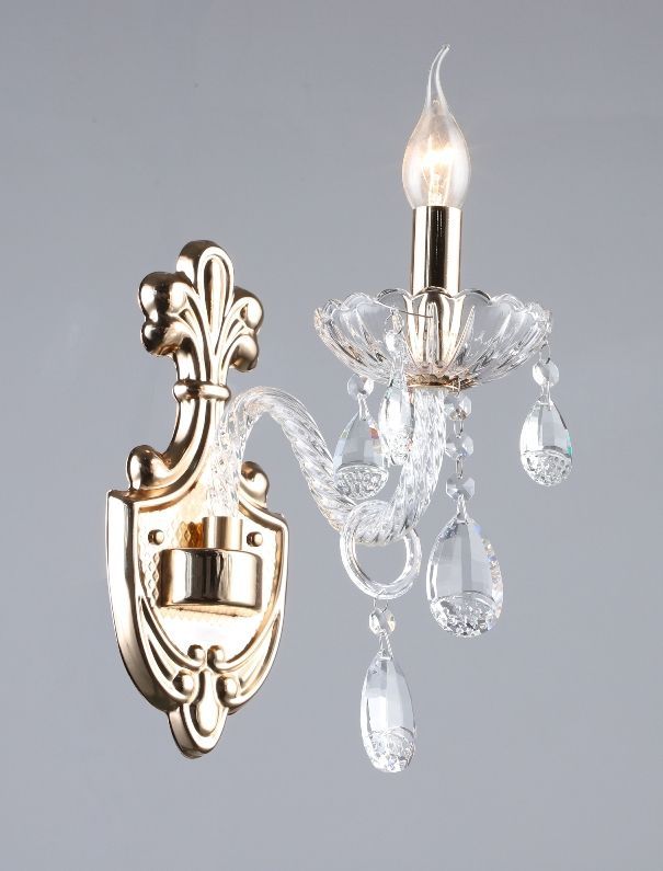 Бра L260 x W120 x H350, мм, 1*40W, FGD (ЗОЛОТО) Rilon 7068/1W FGD