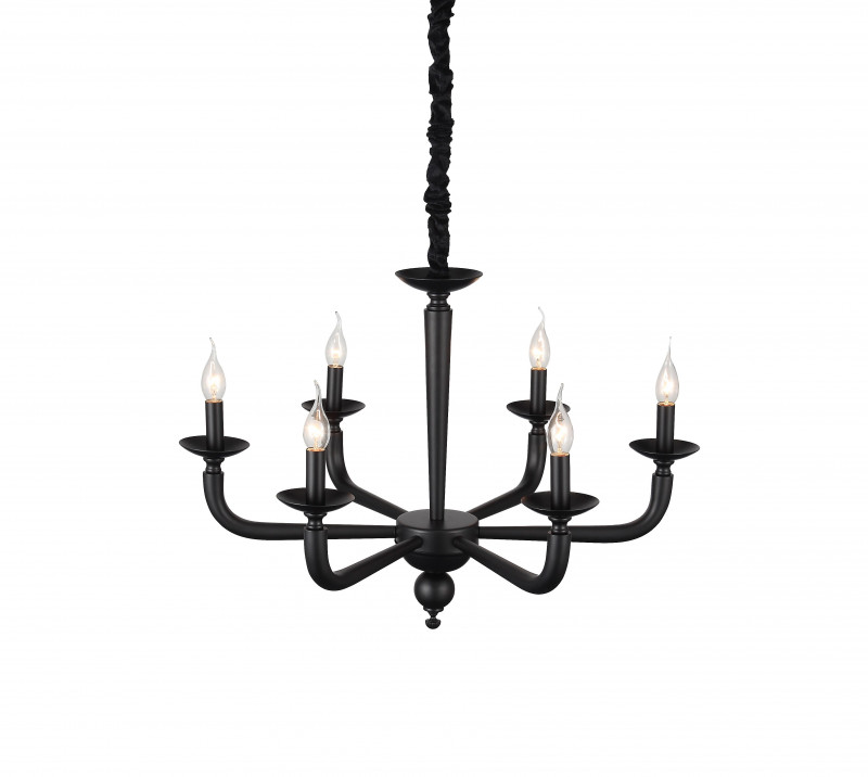 Люстра подвесная 74 см, ST LUCE FORTEZA SL1114.403.06 Черный