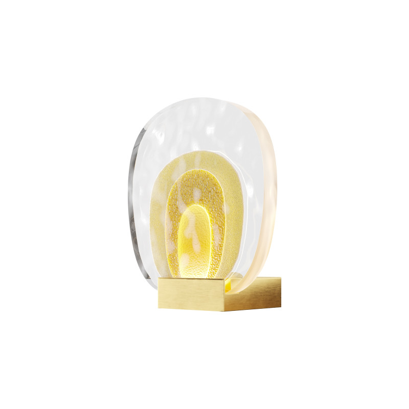 Бра 8*15*18 см,  LED, 3W, 3000К, Maytoni Biology MOD367WL-L3BSK латунный