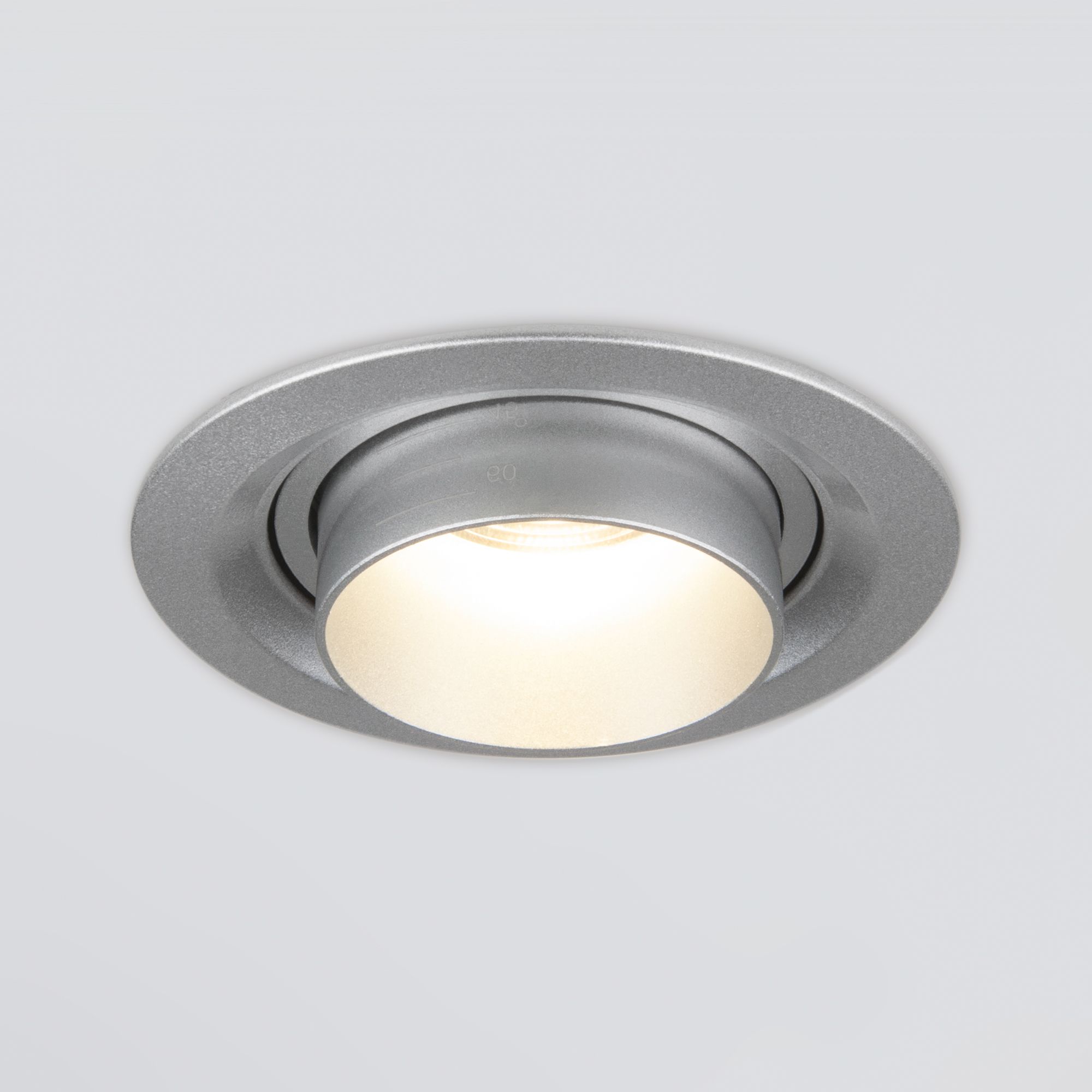 Встраиваемый светодиодный светильник с регулировкой угла освещения 9920 LED 15W 4200K серебро Elektrostandard