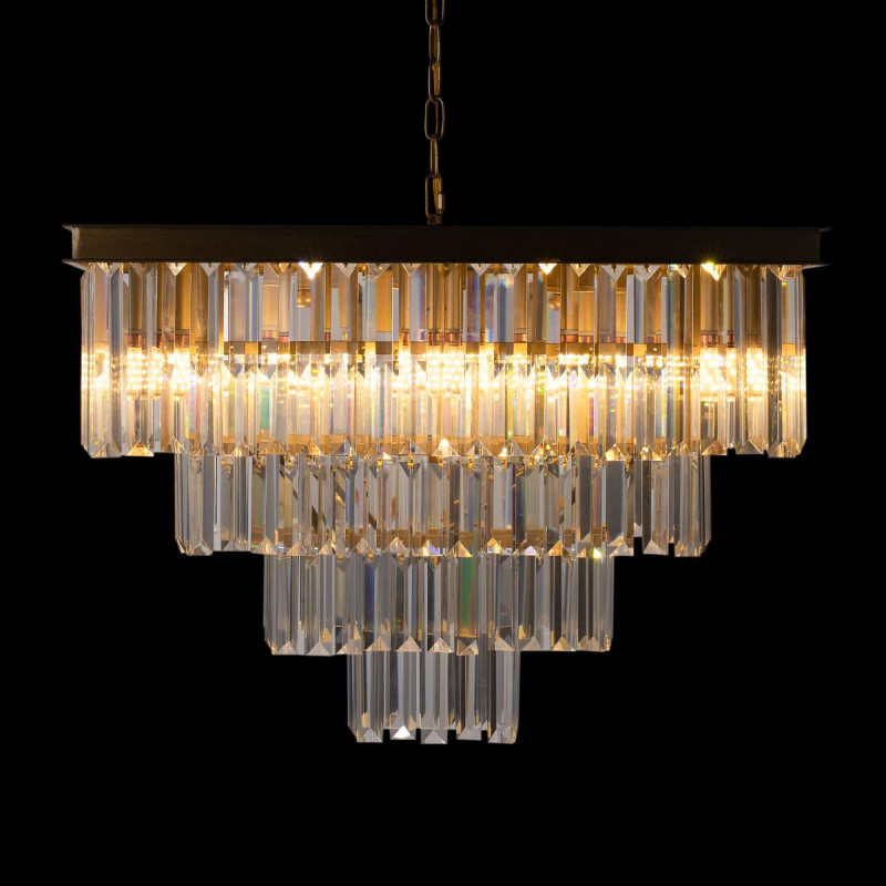 Подвесная люстра Loft IT Prism Clear 10019/600S, золото
