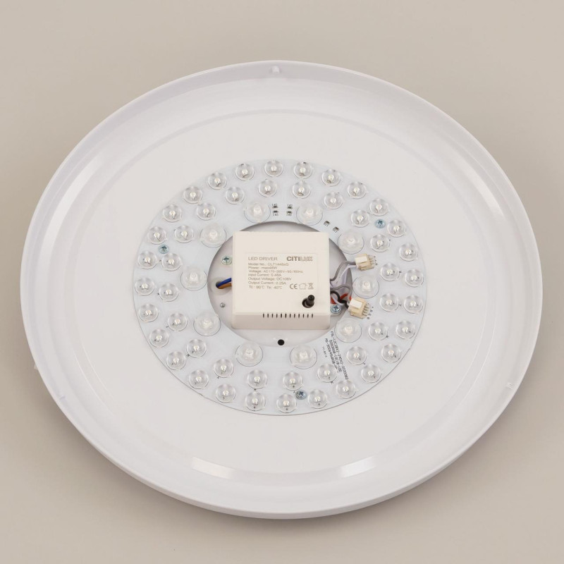 Светильник 38 см, 48W, 3000-5500K Citilux Астрон CL733480G, белый